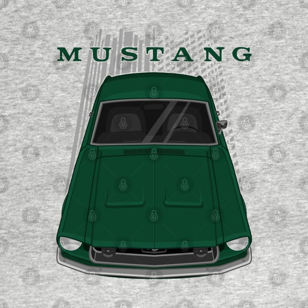 Ford Mustang Fastback 1968 - Dark Green by V8social